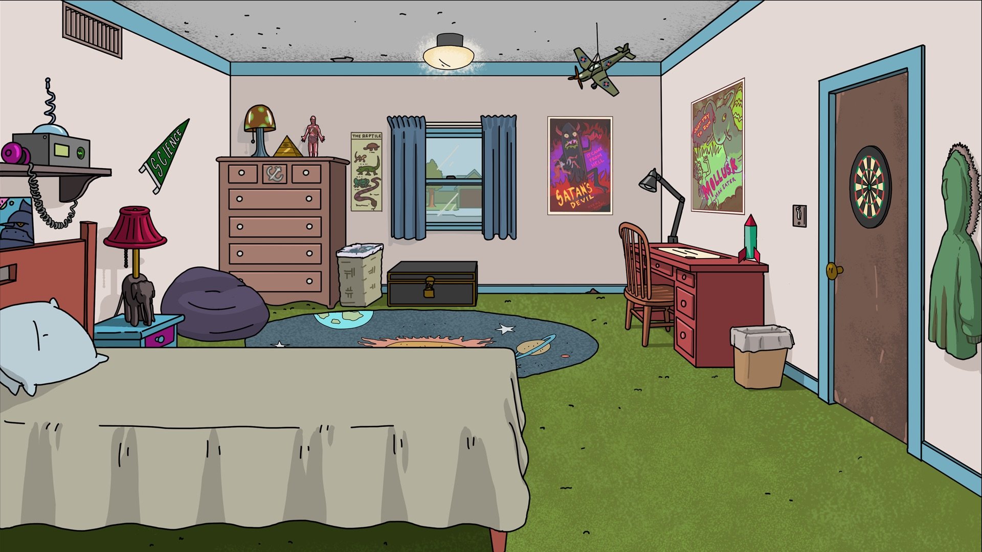 Rick and Morty Bedroom