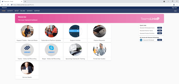 TeamsLink Portal Phase 1 - Partners